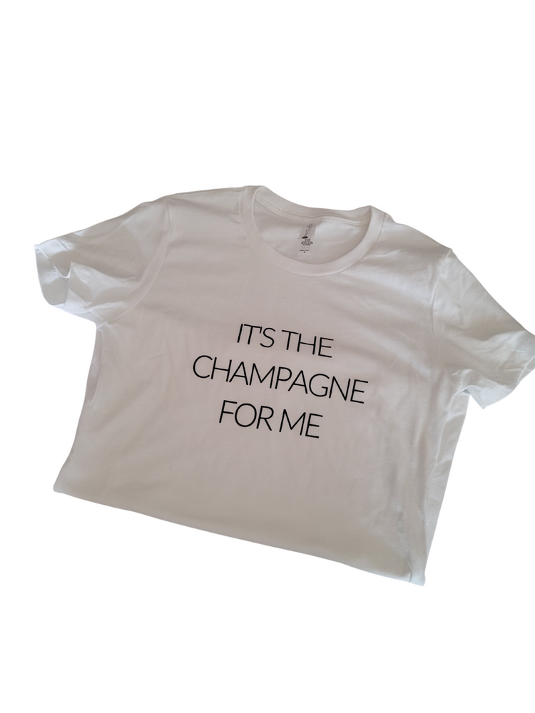 ITs THE CHAMPAGNE T-Shirt - WHT